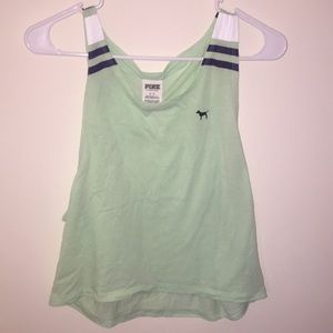 Mint green Victorious Secret Pink tank top